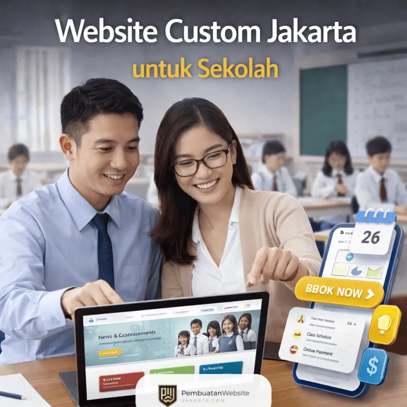 Website Custom Jakarta untuk Sekolah